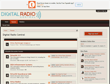 Tablet Screenshot of digitalradiocentral.com